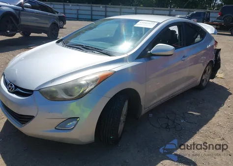 2013 Hyundai Elantra Gls из США, поврежденный, VIN KMHDH4AE5DU743954